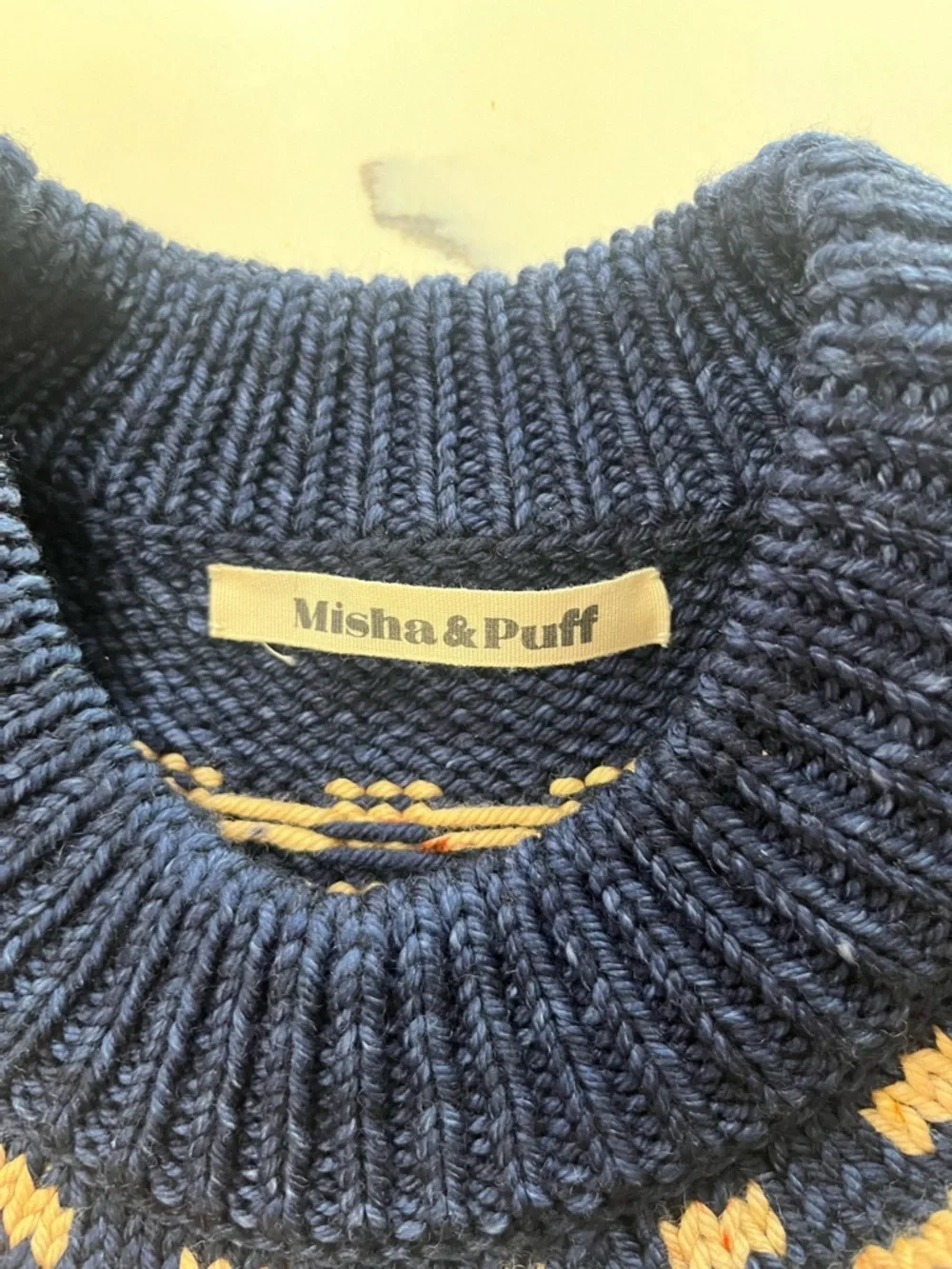 Misha & Puff oversized Fail Isle sweater - Picture 5 of 5